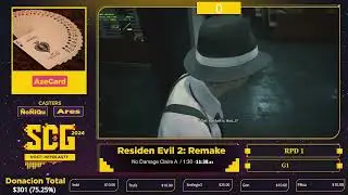 Resident Evil 2 Remake Knife Only No Damage Claire A por @azecard | SCGH2024 (Hits: 5)