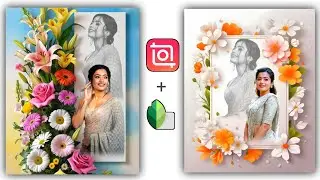 💐 Flower Photo Frame Editing in Inshot Tamil | Creative Photo Editing 2025 | Luna Tech Tamil #edit