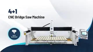 Economical 4 Axis CNC Bridge Saw 4+1 Granite Bridge Saw Machine for Sale in United Kingdom U.K.