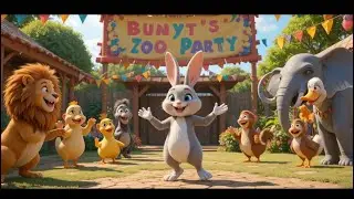 Animal Sounds Song 🦁🦆 | Bunty Rabbit&rsquo;s Zoo Adventure | 3D Kids Rhyme & Sing-Along
