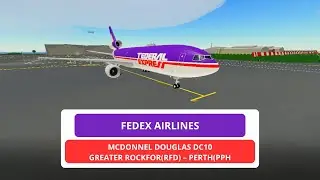 TRIP FLIGHT PTFS FEDEX AIRLINES MCDONNEL DOUGLAS DC10