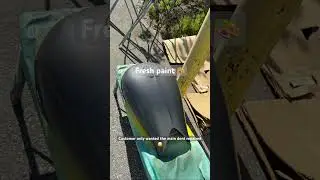 😳Wont believe the end result🔧🔥 #bodywork #motorcycle  #beforeandafter #refinish #bodyshop