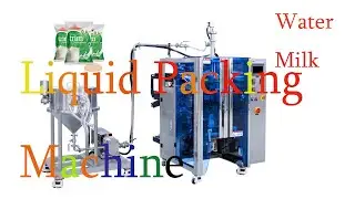 How to  Liquid Packing Machine For Pure Liquid Coconut Milk Water Packaging Machine Factory Price