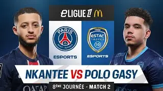 𝗣𝗦𝗚 🆚 𝗘𝗦𝗧𝗔𝗖 | Match 2 :  NKANTEE vs POLO GASY | eLigue 1 J8 🔴🔵 #eLigue1McDonalds