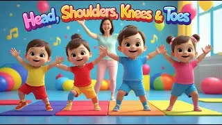 Head Shoulders Knees and Toes | Exercise Song for Kids | Nursery Rhymes Dance | #KidsSongs #KidDance