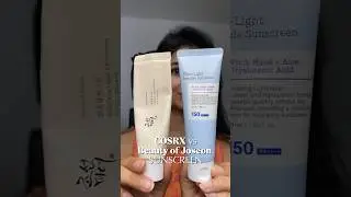 COSRX Ultra Light Invisible Sunscreen vs Beauty of Joseon Sunscreen #cosrx #beautyofjoseon