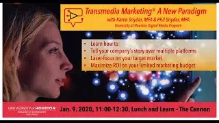 TransMedia Marketing&reg; Presentation at The Cannon Shared Workspace - Professors Phil and Karen Snyder