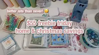 $55 freebie friday to save for future home & christmas | budgetwithamanda
