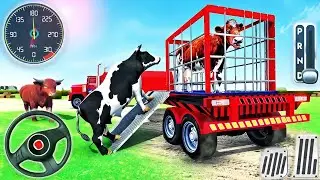 Farm Animal Transport Truck Driving - Pet Zoo Transporter Drive Simulator 3D - Android Gameplay