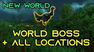 New World - World Boss - All locations + Detailed route - Legendary loot!