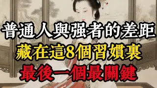 普通人與强者的差距，藏在這8個習慣裏，最後一個最關鍵#人生感悟 #心理学 #强者思维 #认知觉醒 #自我成長 #内心强大 #改变命运 #强者思維 #习惯 #智慧