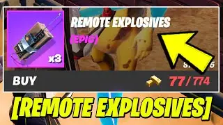 ALL REMOTE EXPLOSIVES LOCATIONS & Destroy Structures using Remote Explosives (Fortnite Season 2)