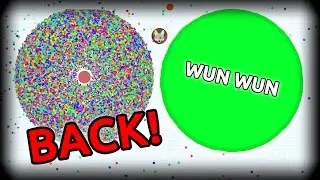 WUN WUN IS BACK!?!? Best Moments in Agario Ever! (Agar.io)