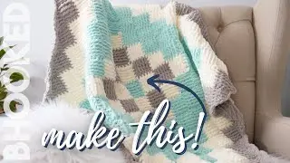 How to Entrelac Crochet Baby Blanket - Free Pattern + Step-by-Step Tutorial