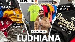 Premium Heavy GSM Cotton Lycra T-shirt Wholesale in Ludhiana 😍 | Manufacturer and Wholesale ✅