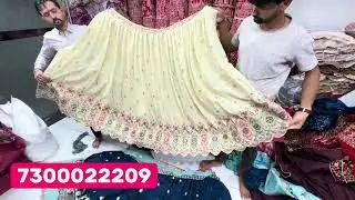 सूरत का सबसे बड़ा संस्था मार्केट! lehenga wholesale market| Surat Lega market 