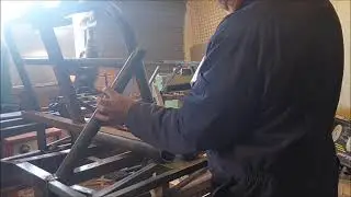 Ford GT40 replica chassis construction/fabrication Part 8