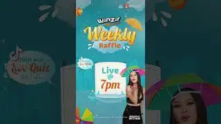 WinZir Weekly Raffle | Live @ 7PM