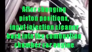 A simple and easy way to clean your car engine combustion chamber