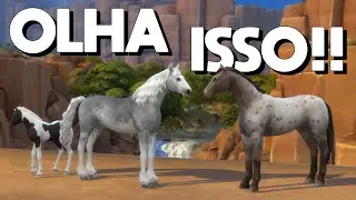 OS CAVALOS DESSE JOGO SÃO INCRÍVEIS! NOVO JOGO COM CAVALOS - THE SIMS 4
