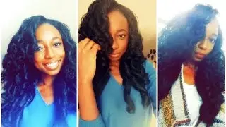 ❀ How to ❀ Curl Xpressions synthetic Crochet Hair with Flexi Rods