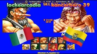 Art of Fighting ➤ lockearcadia (Mexico) vs kancerbero 39 (Ecuador) aof