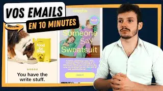 Cr&eacute;ez vos Emails Marketing Design en 10 minutes (Newsletter, abandon panier, campagne...)
