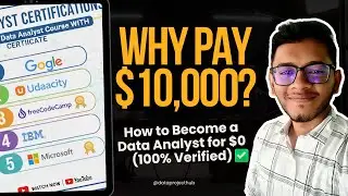 Data Analyst Certifications || Top 5 Free Data Analyst Course with Certificate [100 % VERIFIED]