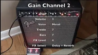Fender Champion 40 - Gain Setting; RR/Ozzy Solo