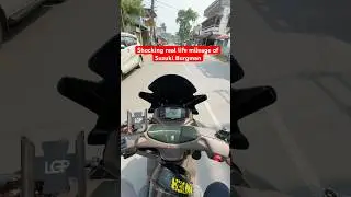 Amar Suzuki Burgman 125 er shocking 😮 real life mileage test🔥 | Insideout explorer #shorts #bike