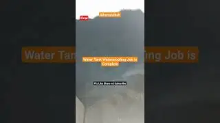 Water Tank Waterproofing Job is Complete. #pakistan #fun #viral #yt #viralvideo #youtubeshorts #uae
