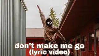 don&rsquo;t make me go - boywithuke (lyric video)