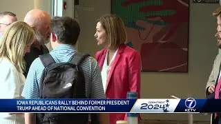 Iowa Republicans rally behind former President Trump ahead of national convention
