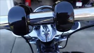 Black Powder Coat vs. OEM Harley Davidson Sport Glide with 6