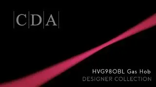 Design Kitchen Range from CDA - HVG980BL Gas Hob
