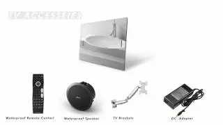 Toconn Magic Waterproof TV Bathroom Mirror TV  Shower TV Magic Mirror TV
