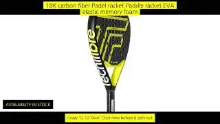 Padel Racket Tecnifibre Wall Breaker 355 Tennis Racket Carbon 3K Panel Tennis