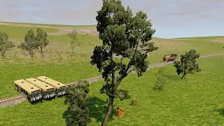 High speed Train vs Bus Crash compilation |BeamNG Drive