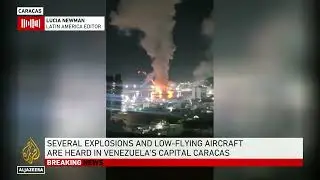 Caracas Explosions Shock Venezuela 🇻🇪 | Smoke, Blackout & Fear