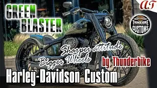 2026 Harley-Davidson FAT BOY 114 Custom: GREEN BLASTER * Bigger Wheels - Sharper Attitude