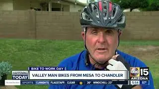 Valley man bikes from Mesa to Chandler