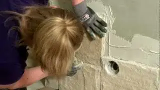Kiilto sisustuskiven asennus / Laying decorative stone tiles