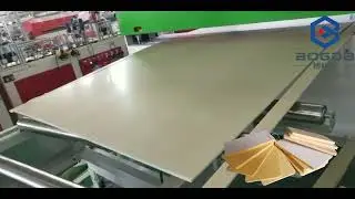 BOGDA Color PVC Celuka Foam Board Sheet Making Machine