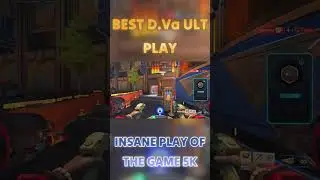 🔥 INSANE 5K D.VA ULT | OVERWATCH 2 BEST PLAY OF THE GAME 🔥