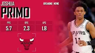 𝐁𝐑𝐄𝐀𝐊𝐈𝐍𝐆 𝐍𝐄𝐖𝐒: Chicago Bulls Sign Joshua Primo To Training Camp Contract | 2024 NBA Offseason