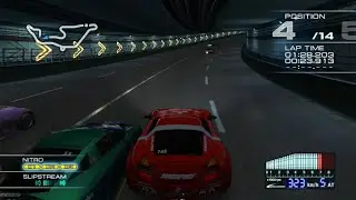 Ridge Racer 7 Maker's Trial ROLLING THUNDER with Bayonet at Crossbay Tunnel R [Control view]