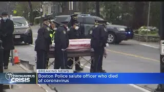Boston Police Salute Officer Jose Fontanez
