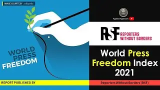 World Press Freedom index 2021 by Reporters Without Borders (RSF)
