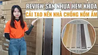 Review of interlocking wood-look vinyl flooring for home renovation, moisture and termite resista...