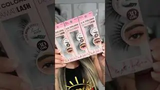 You can wear fake lashes! OMG serve!! 👀💕 #lacolorstargetfinds #lacolorscosmetics #eyelashes